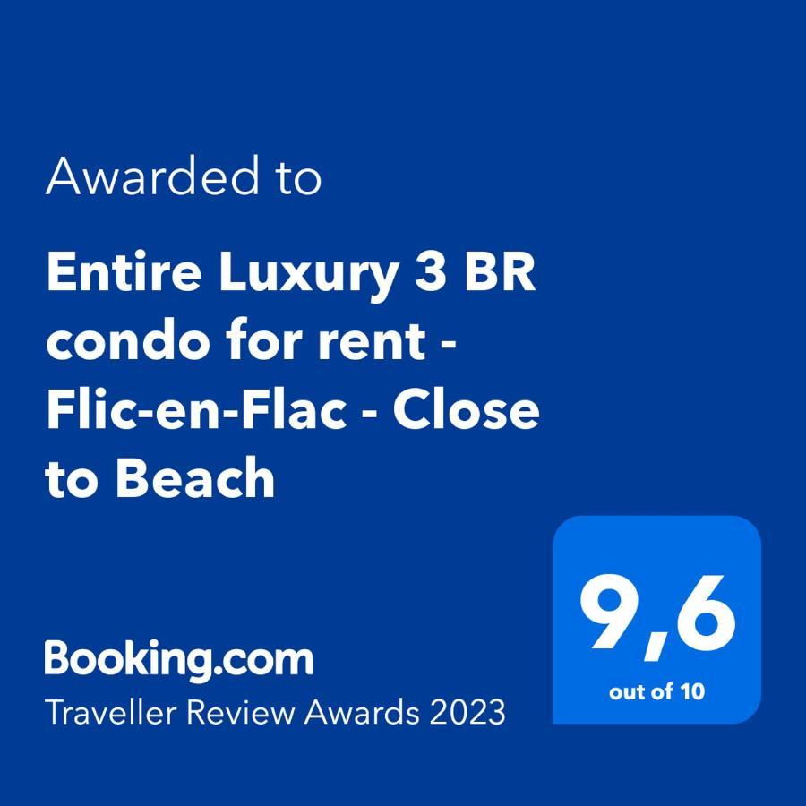 Entire Luxury 3 Bedroom Condo For Rent - Flic-En-Flac - Close To Beach Exteriér fotografie